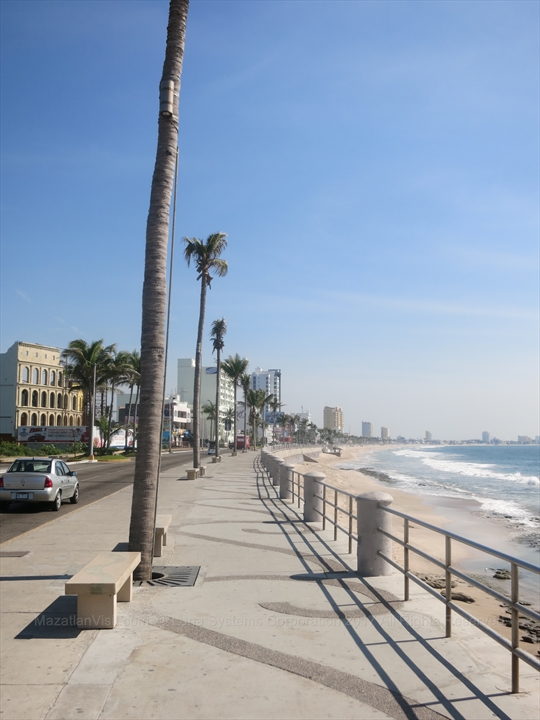 Malecon(Seawall) in Mazatlán, Sinaloa, Mexico