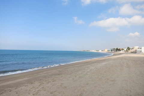Vast undeveloped wild sand horizons at Playa Delfin in northern Nuevo Mazatlan