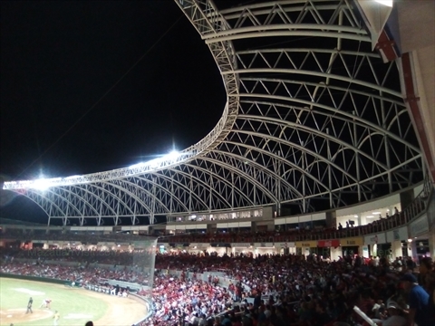 Venados team jerseys and apparel items inside the stadium fan shop