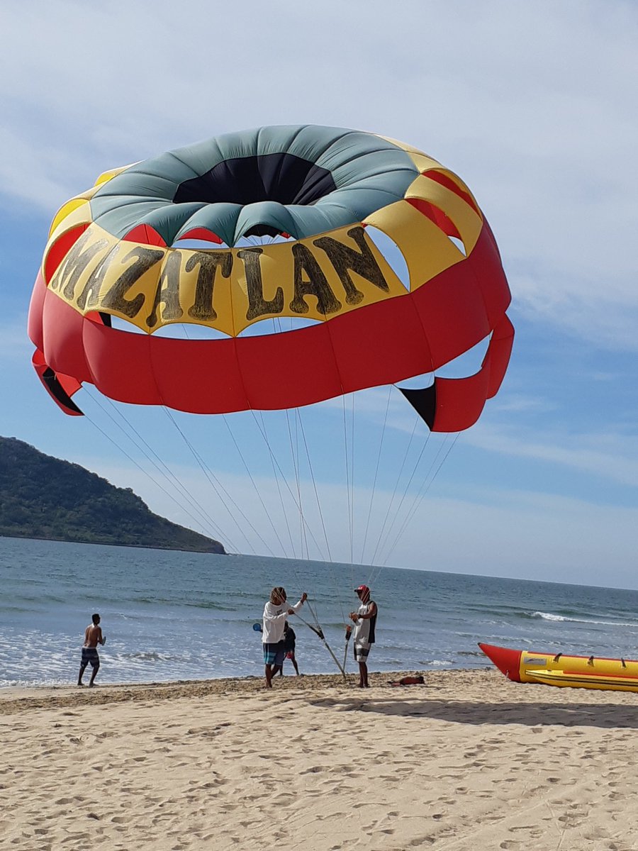 Parasailing in Mazatlán, Sinaloa, Mexico
