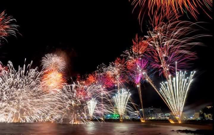 Naval Combat Fireworks in Mazatlán, Sinaloa, Mexico