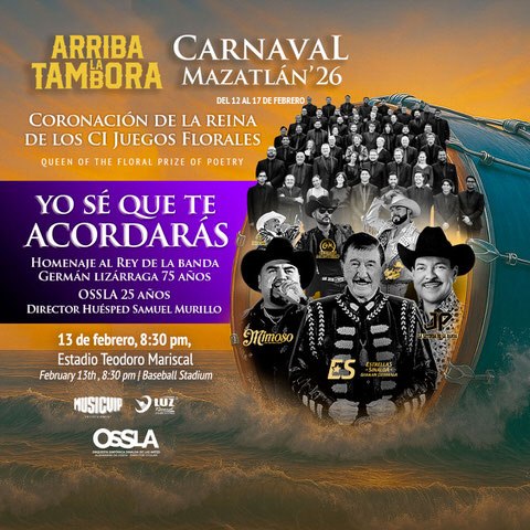 Coronation of the Queen of the Floral Games in Mazatlán, Sinaloa, Mexico