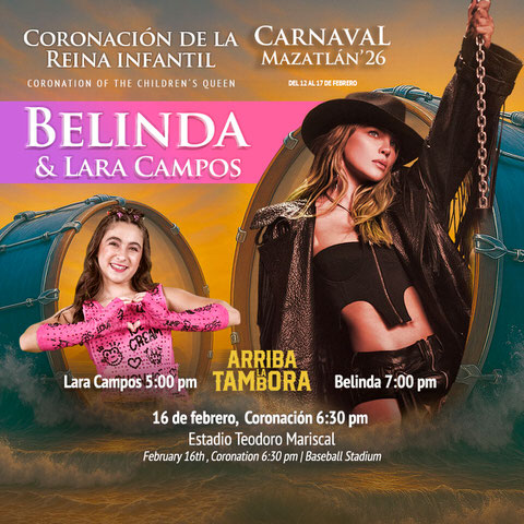 Coronation of the Children's Queen in Mazatlán, Sinaloa, Mexico